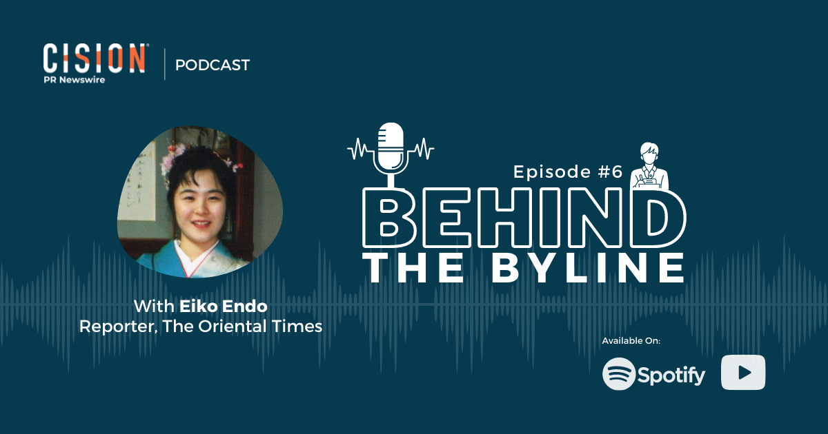 Behind The Byline Podcast: With Eiko Endo, Reporter, The Oriental Times