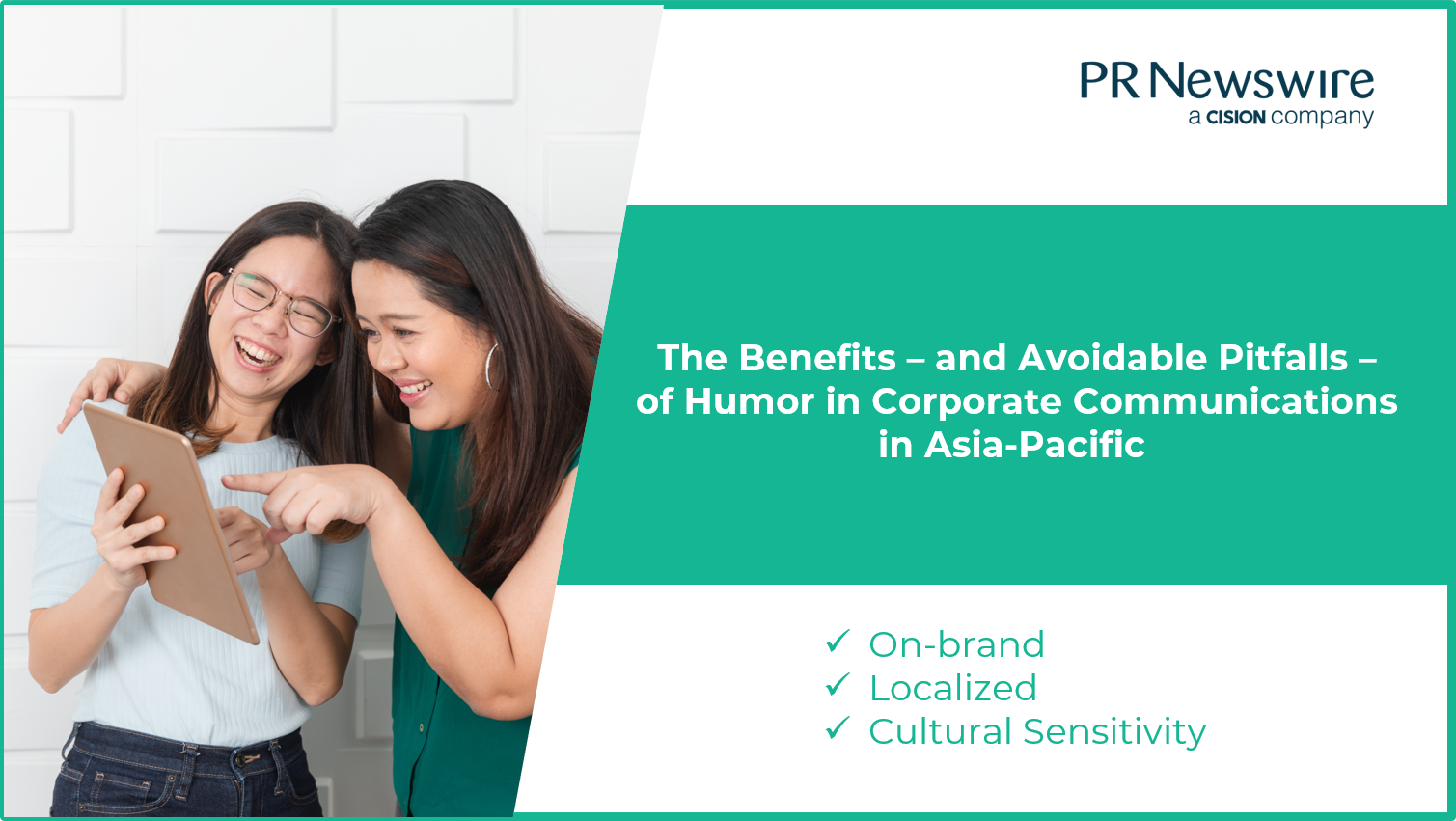 The Benefits - and Avoidable Pitfalls - of Humor in Corporate Communications in Asia-Pacific 