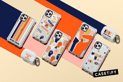 Casetify’s Her Impact Matters collection features designs by an all-female artist crew. (Photo: Casetify) 