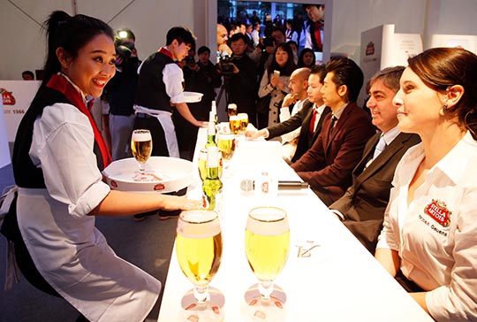 2014时代啤酒世界斟酒师大赛中国区总决赛现场