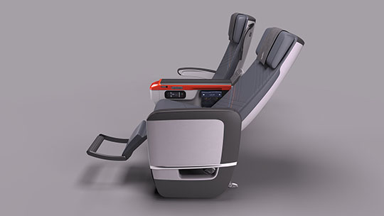 SQ Premium Economy Class Seat